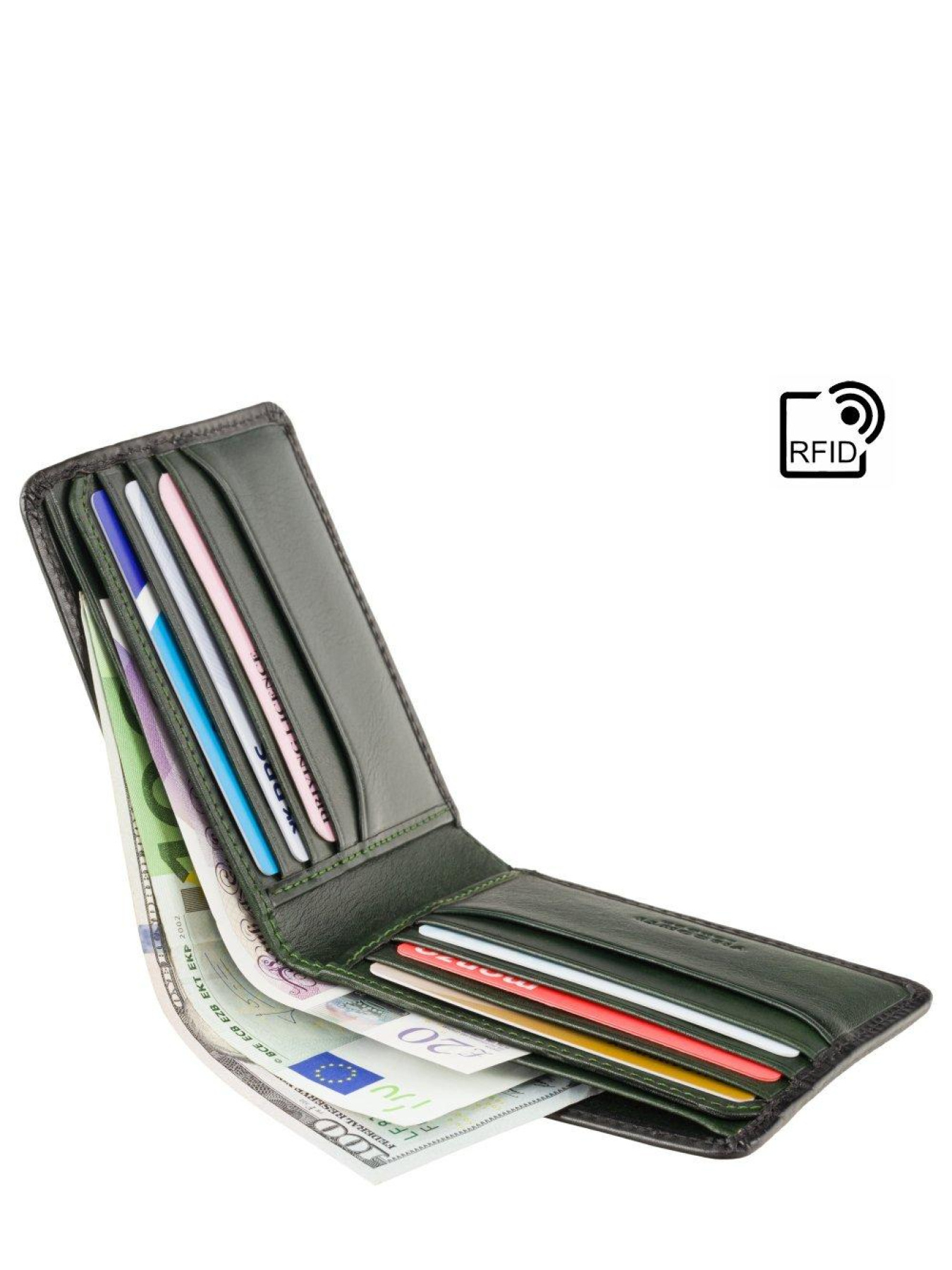 Кошелек Visconti Milo модель AT58 GREEN Фото