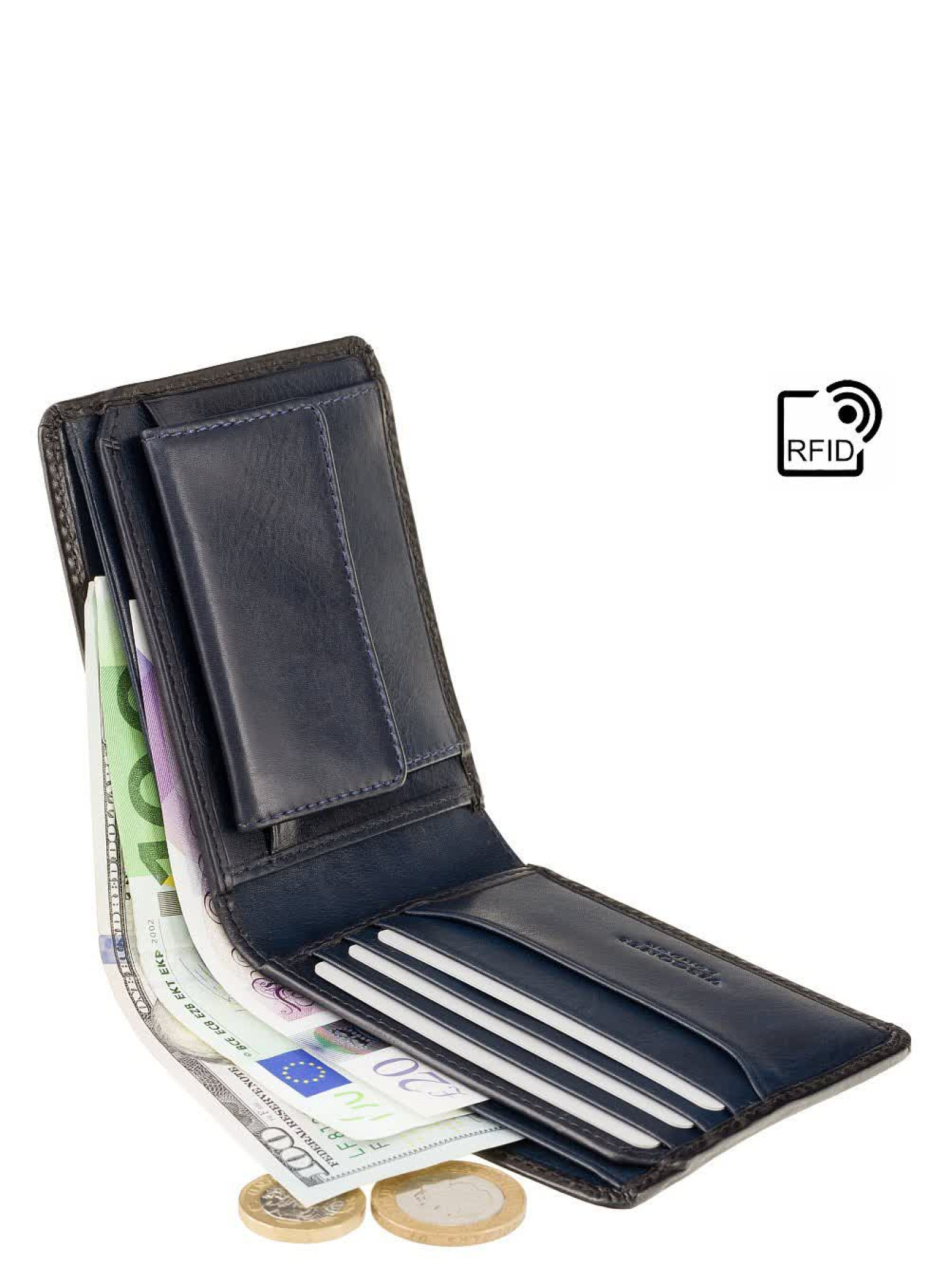 Кошелек Visconti Arthur модель AT60 BLUE Фото