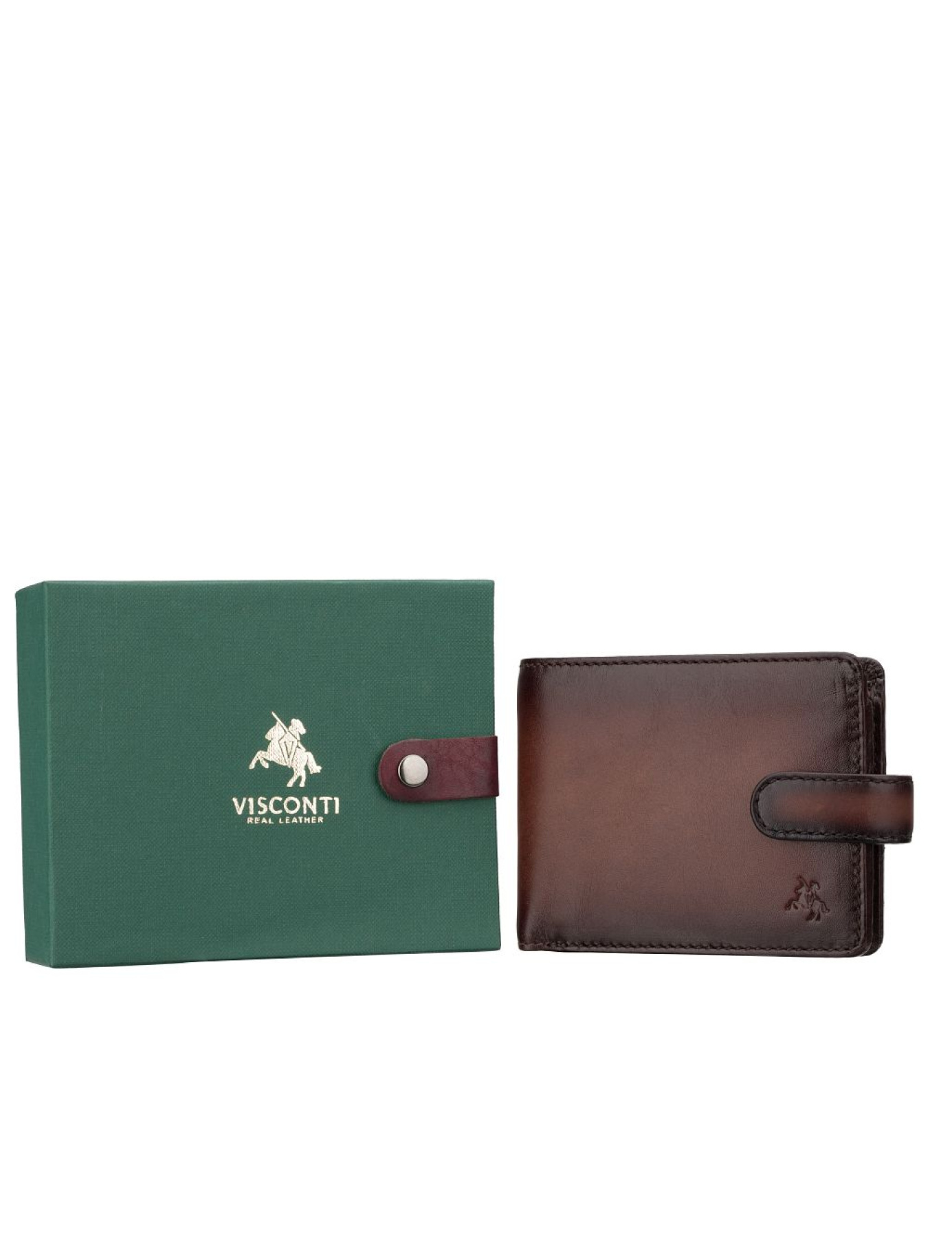 Кошелек Visconti Henry модель AT72  B/TAN Фото