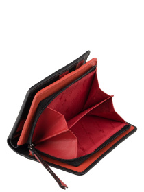 Гаманець Visconti модель BR75 BLK/CHERRY Фото