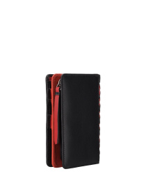 Гаманець Visconti модель BR75 BLK/CHERRY Фото