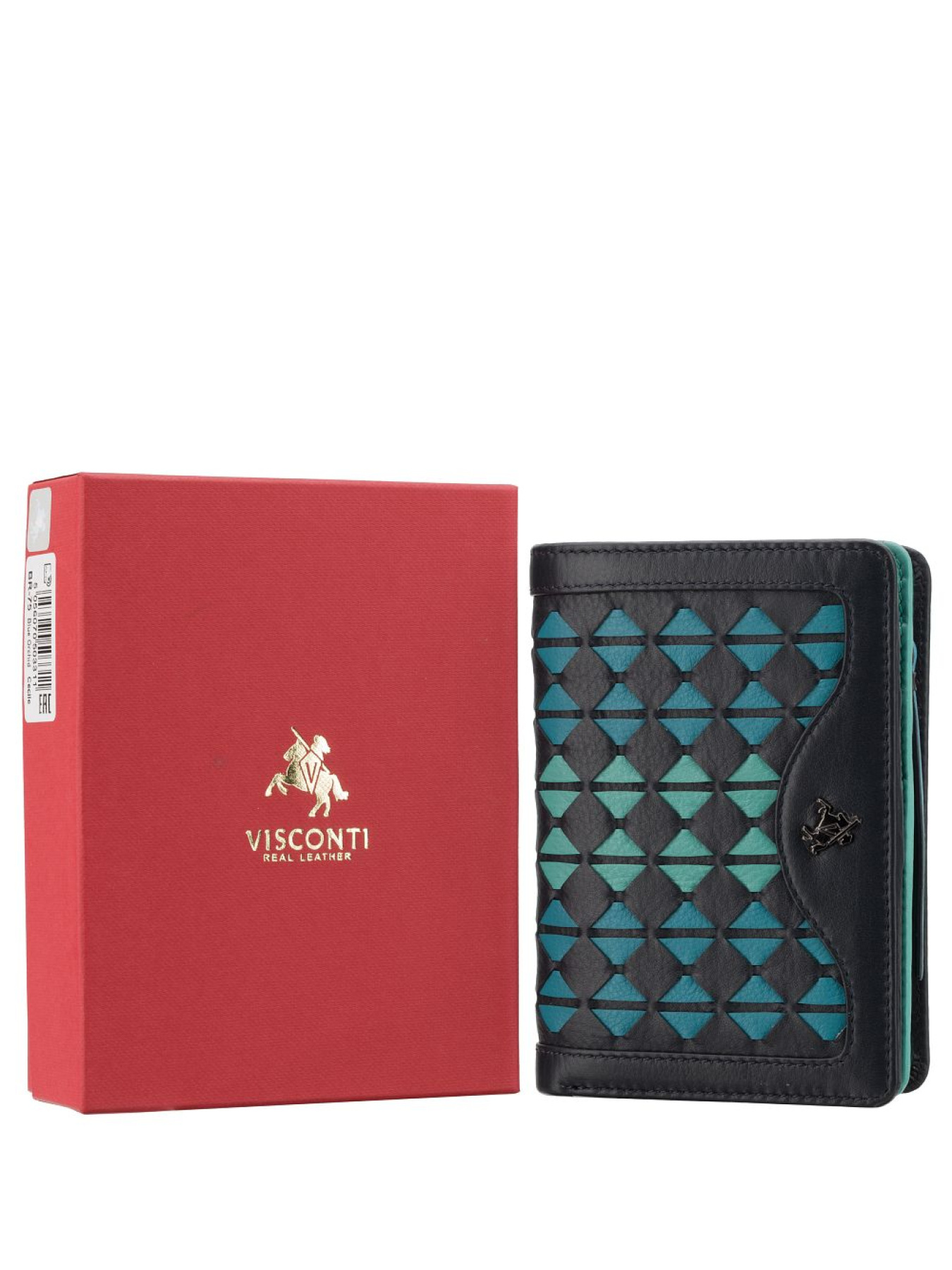 Кошелек Visconti модель BR75 BLUE/ORCHID Фото