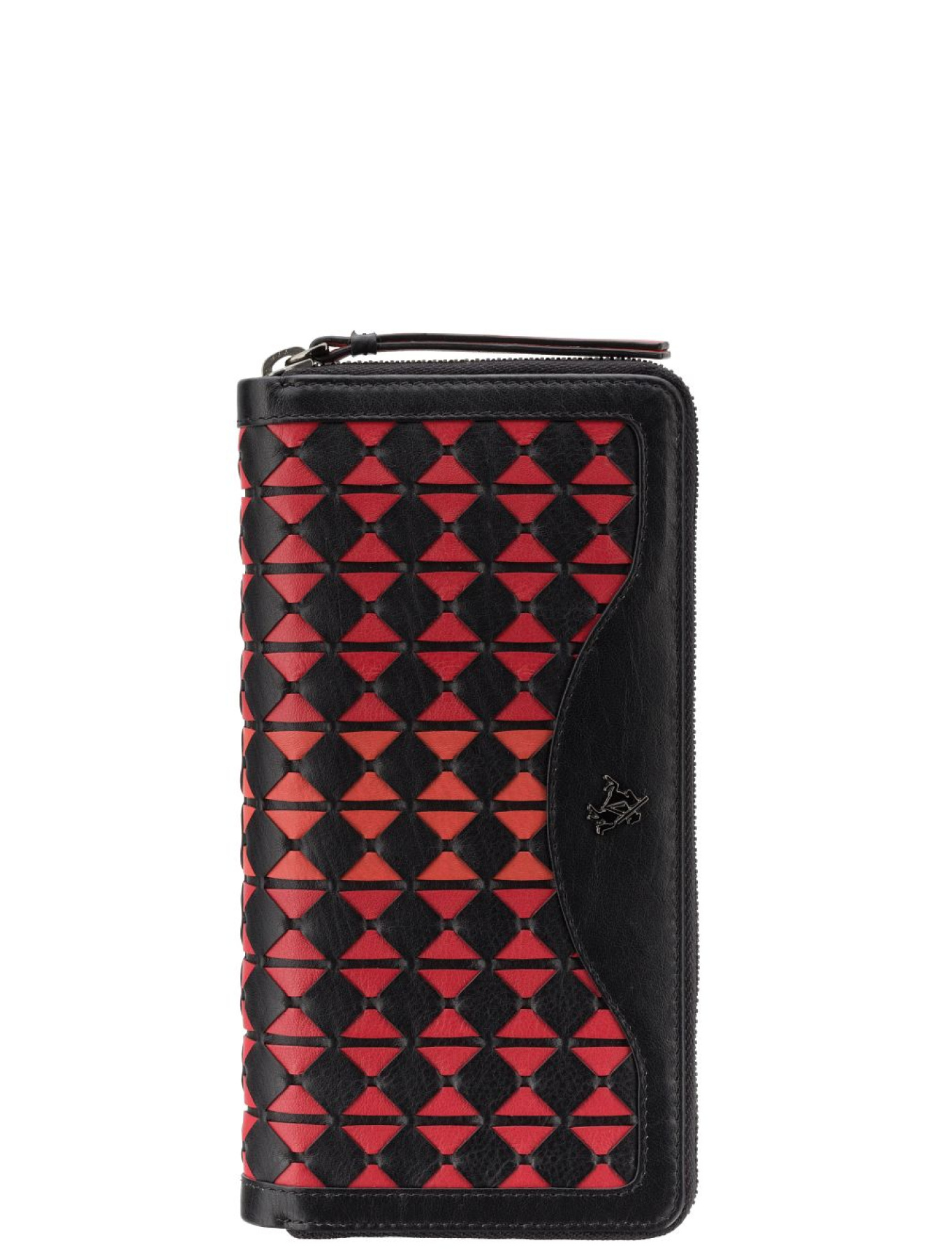 Гаманець модель BR76 BLK/CHERRY Фото