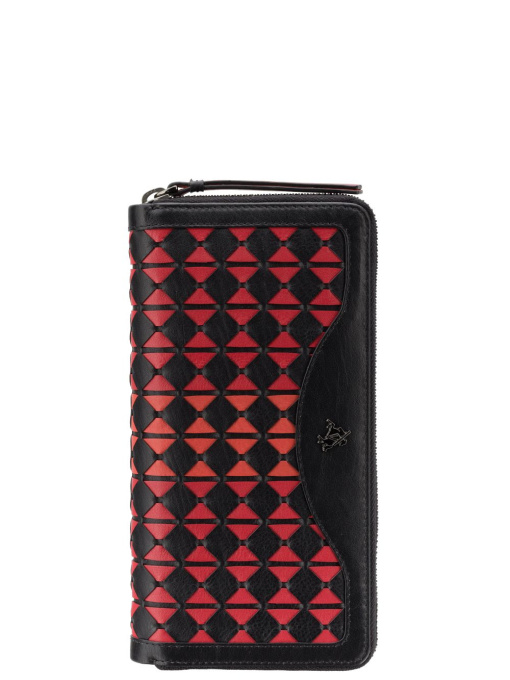 Кошелек модель BR76 BLK/CHERRY Фото