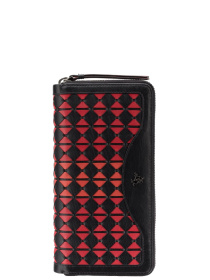 Кошелек Visconti модель BR76 BLK/CHERRY Фото