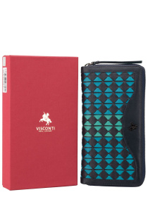 Гаманець Visconti модель BR76 BLUE/ORCHID Фото