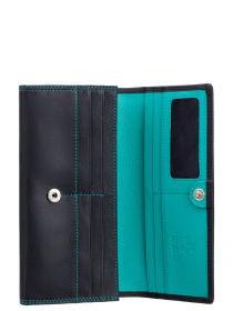 Кошелек Visconti модель CD21 BLK/AQUA Кошелек Visconti модель CD21 BLK/AQUA Фото