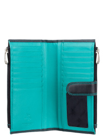 Гаманець модель CD23 BLK/AQUA Фото