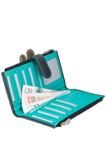 Гаманець модель CD23 BLK/AQUA Фото