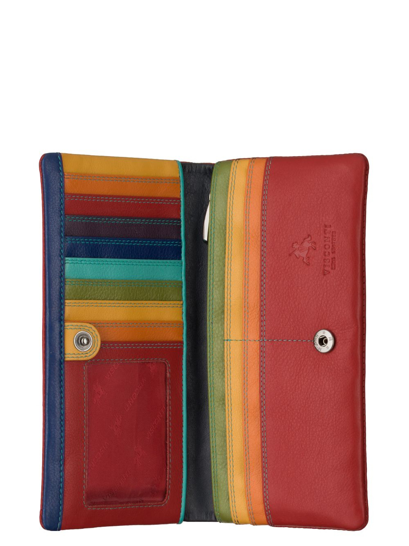 Гаманець Visconti модель CM70 RED/RHUMB Фото