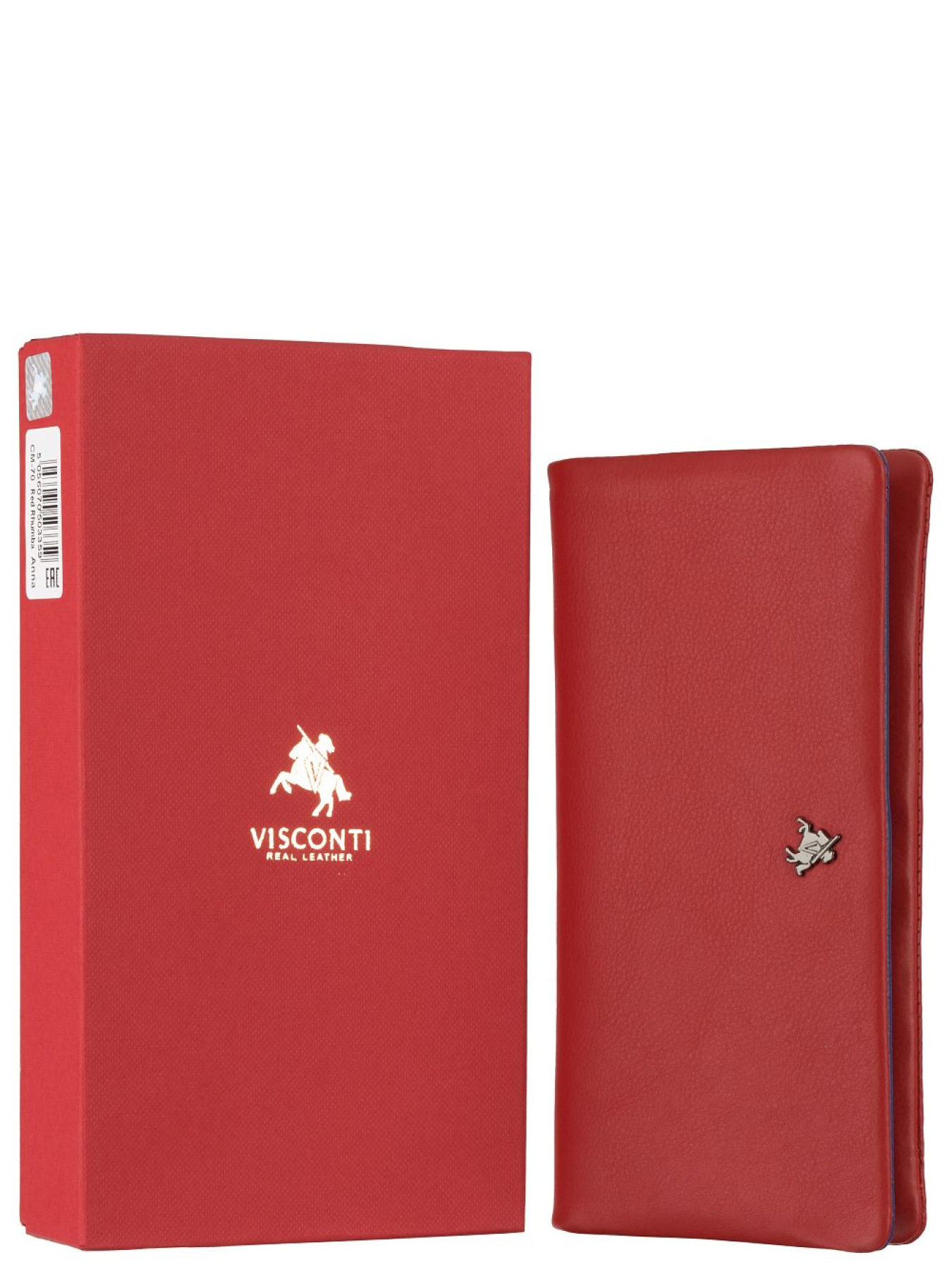 Гаманець Visconti модель CM70 RED/RHUMB Фото