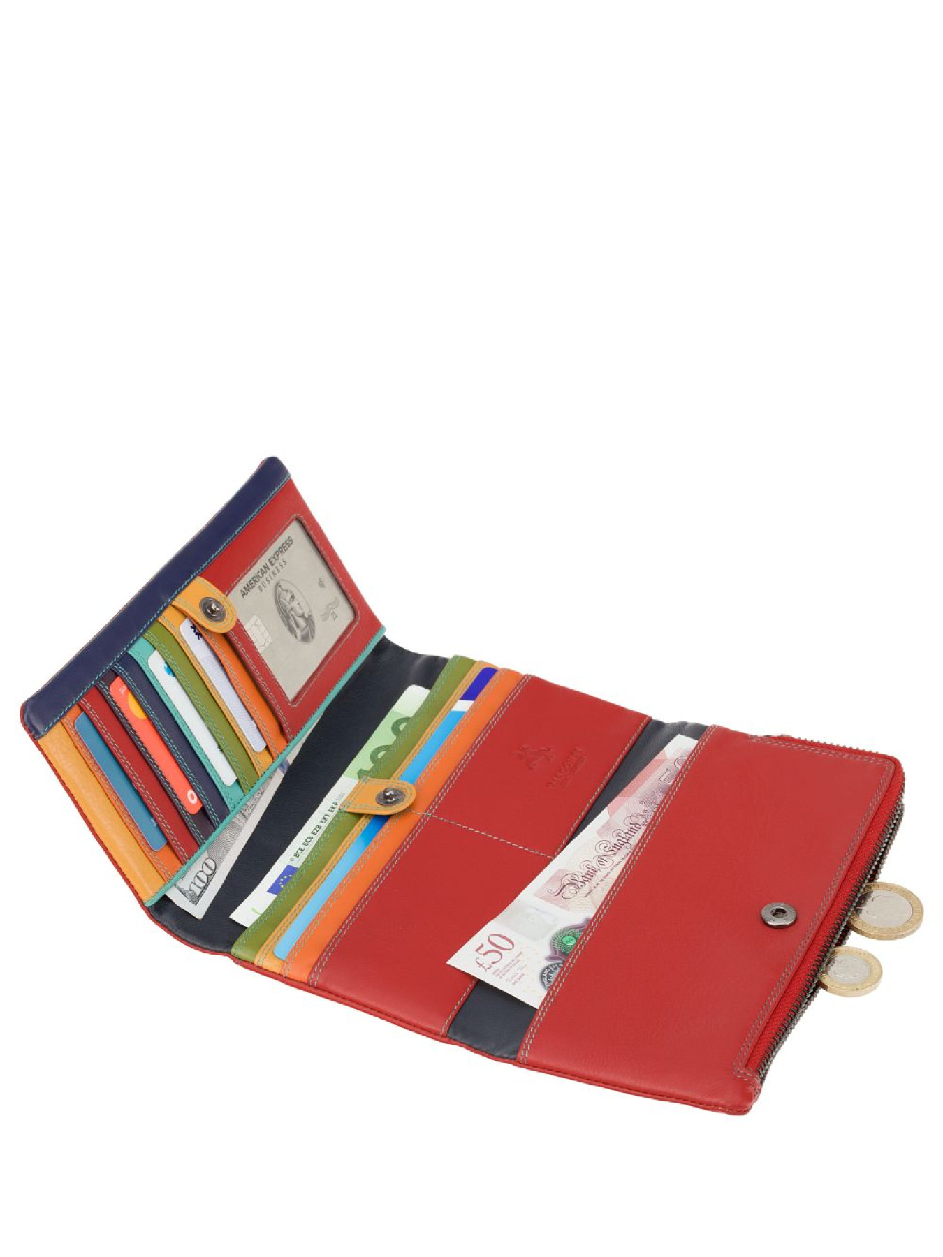 Гаманець Visconti модель CM72 RED/RHUMBA Фото