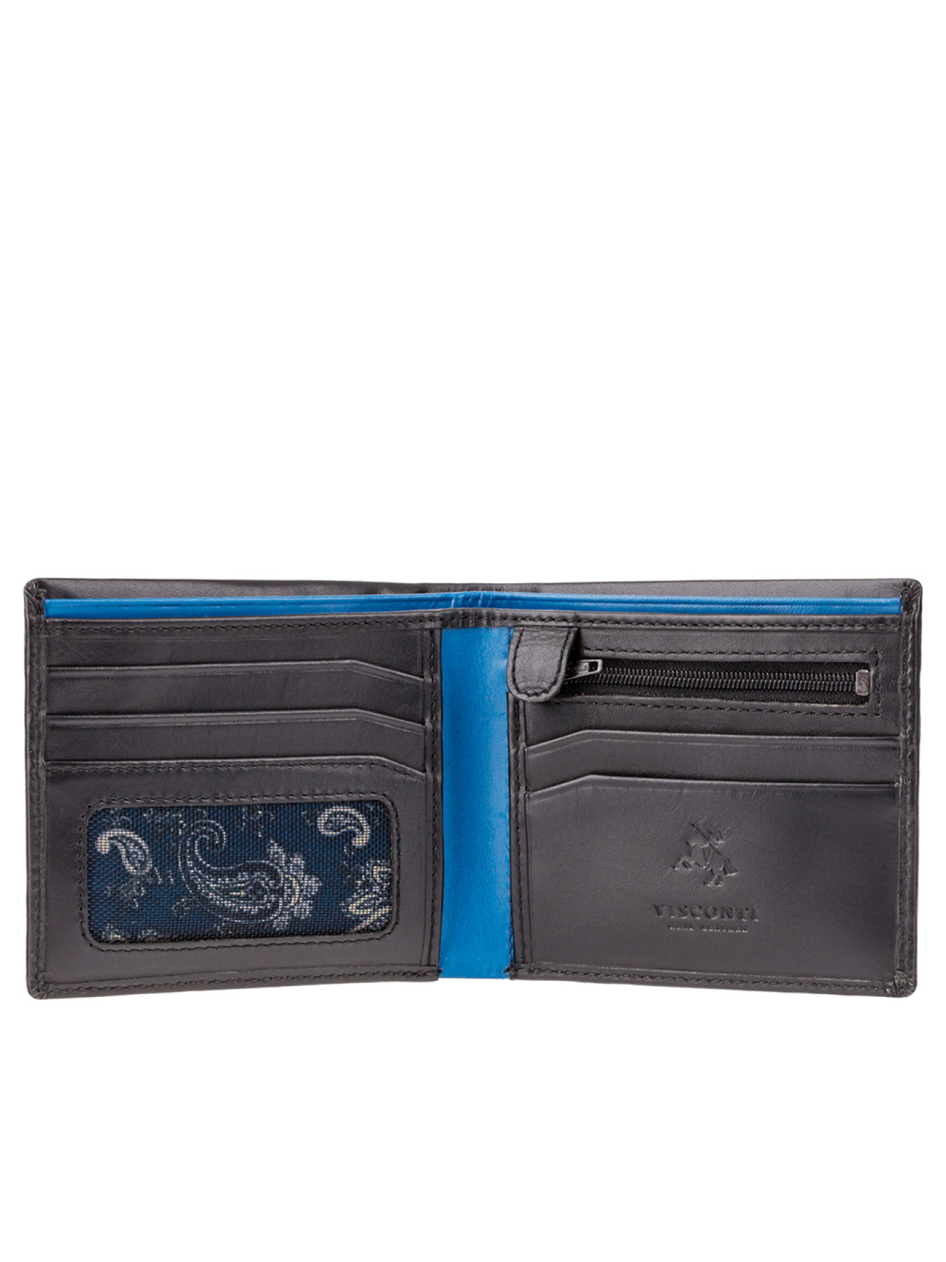 Портмоне модель PM101 BLK/BLUE Фото