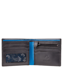 Портмоне модель PM101 BLK/BLUE Фото