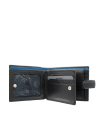 Портмоне Visconti модель PM102 BLK/BLUE Фото