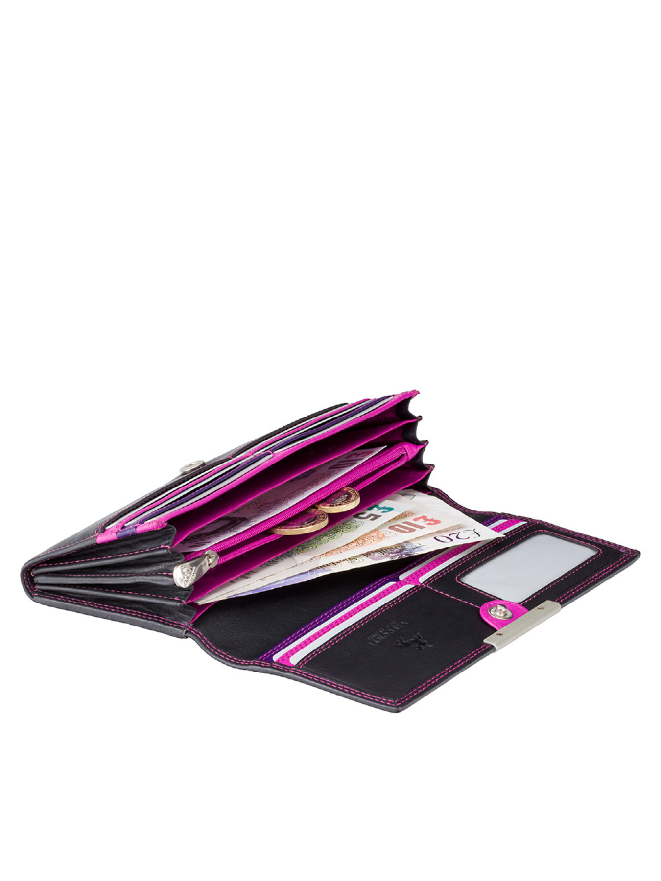 Кошелек Visconti модель R11 BLK/BERRY Фото