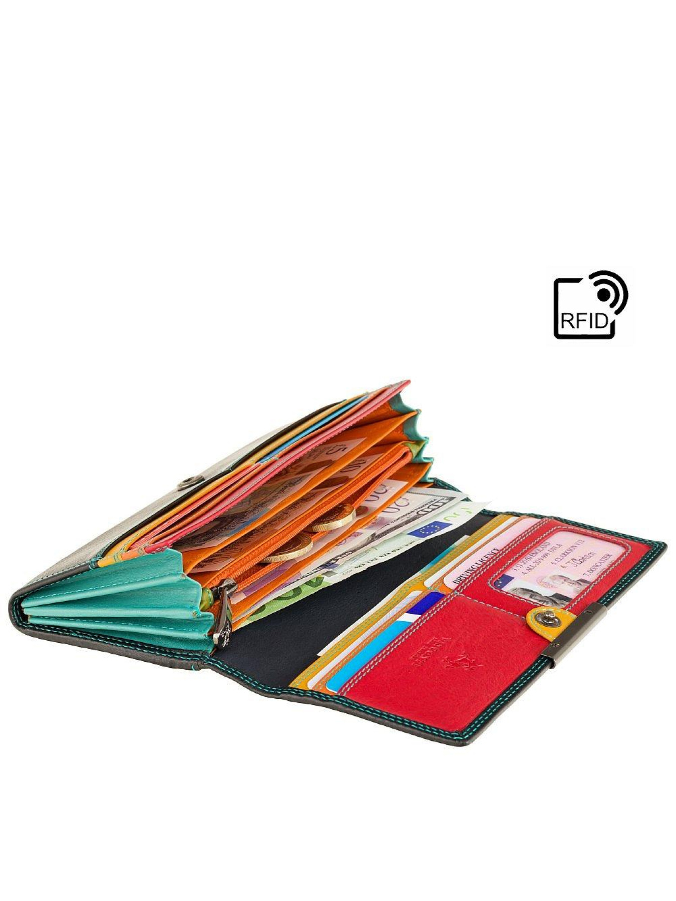 Кошелек Visconti модель R11 BLK/RHUMBA Фото