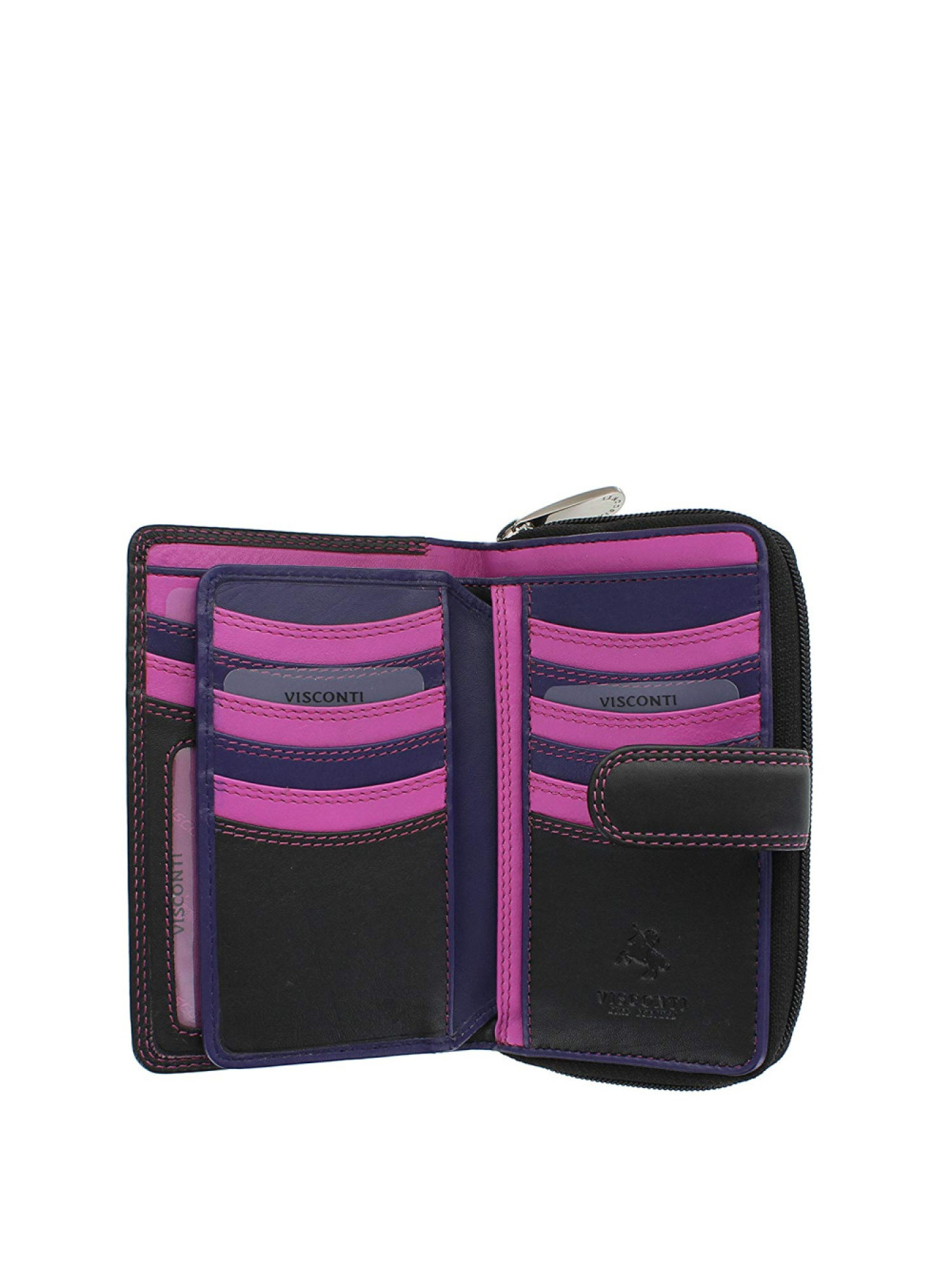 Портмоне модель R13 BLK/BERRY Фото