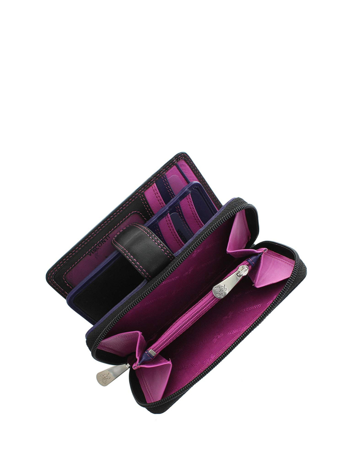 Портмоне модель R13 BLK/BERRY Фото