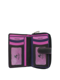 Портмоне Visconti модель R13 BLK/BERRY Фото