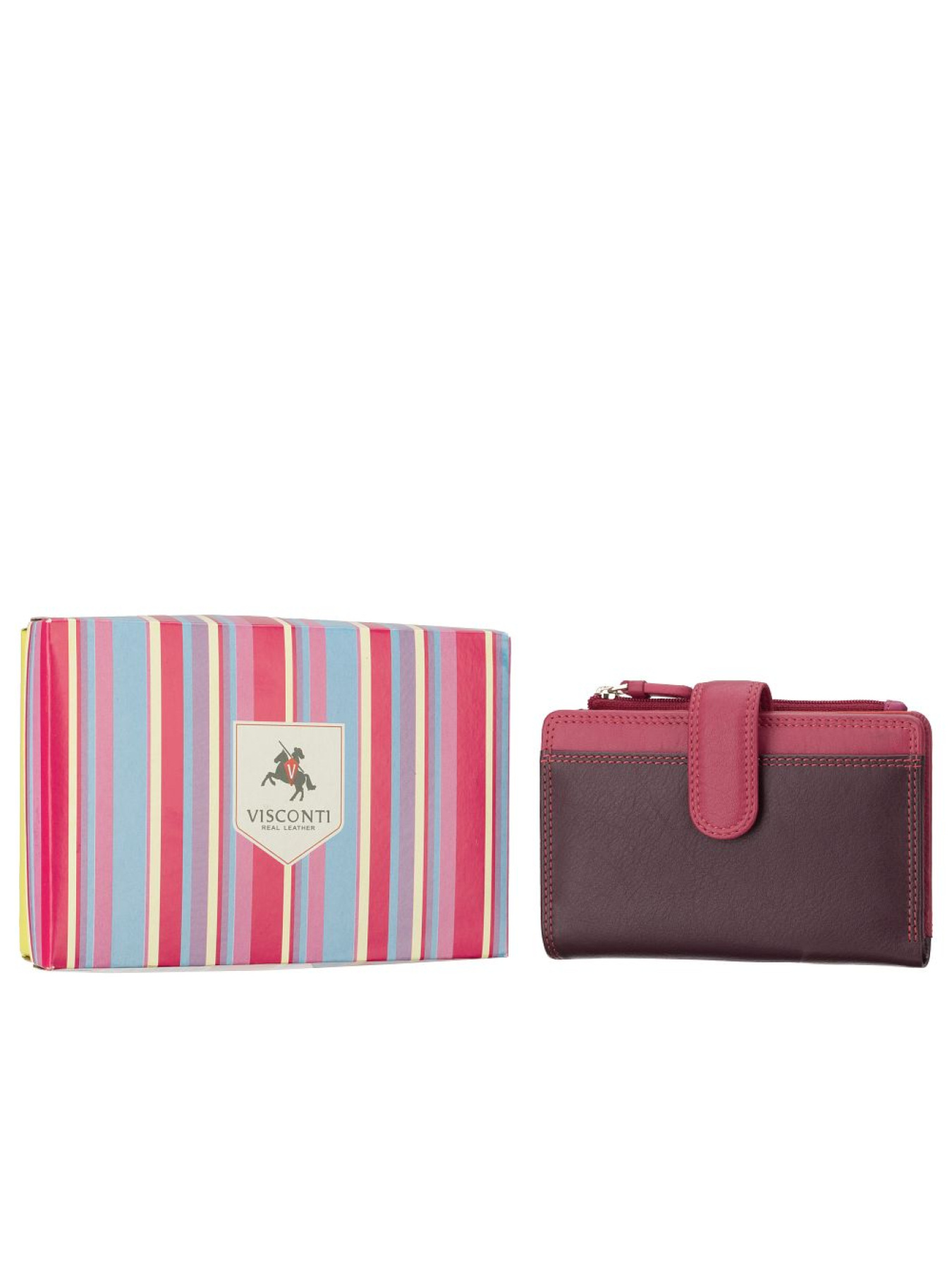 Портмоне Visconti модель RB97 PLUM MULTI Фото