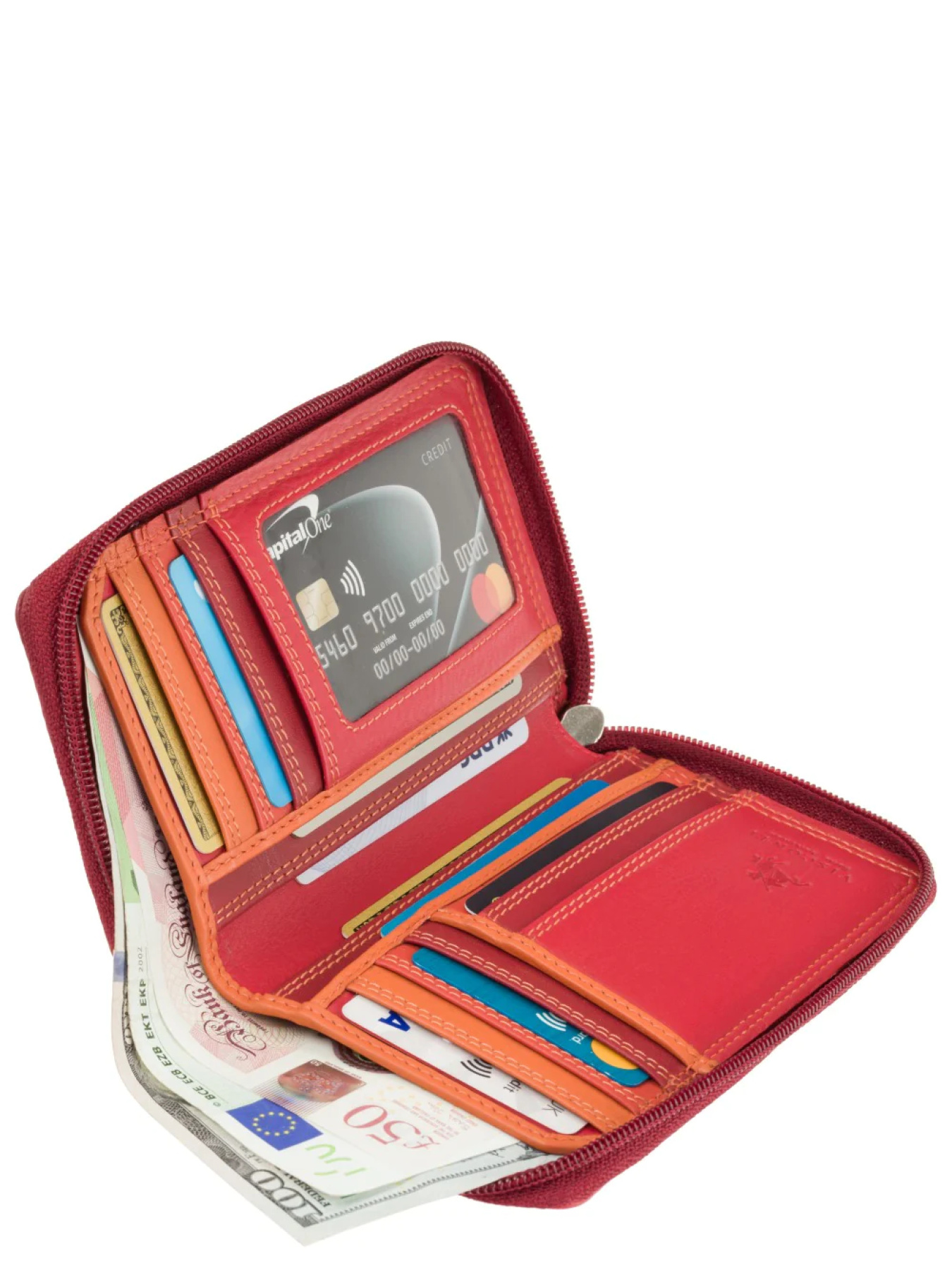 Портмоне модель RB98 RED MULTI Фото
