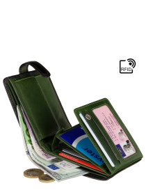 Портмоне модель TR35 BLK/GRN Фото
