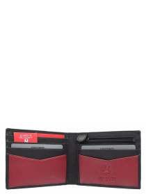 Портмоне Visconti модель VSL20 BLK/RED Фото