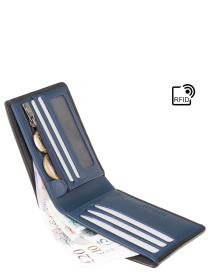 Портмоне Visconti модель VSL33 BK/ST BL Фото