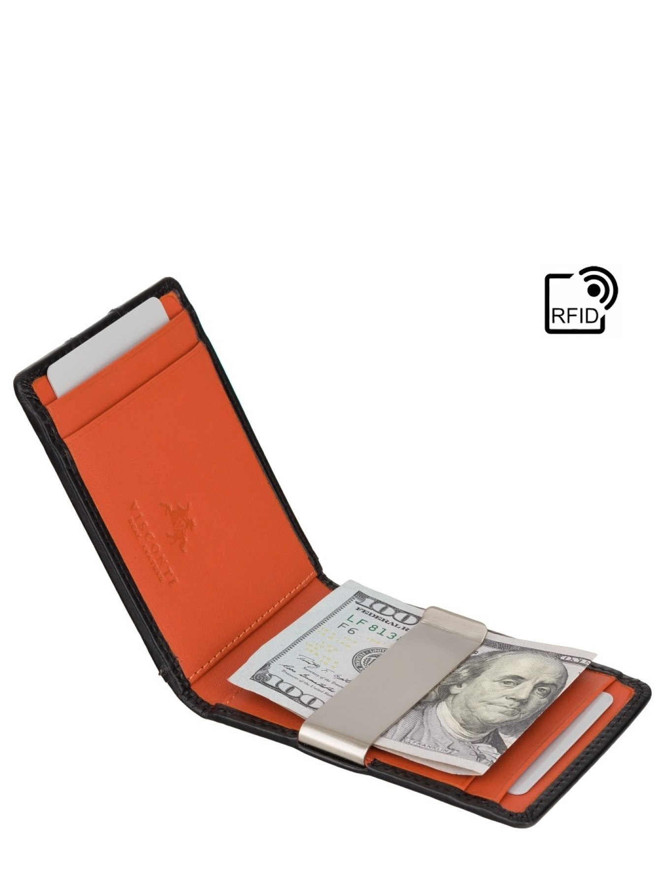 Портмоне модель VSL57 BLK/ORG Фото