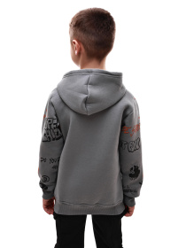 Толстовка для мальчика Серый STREAM модель 695676 Фото