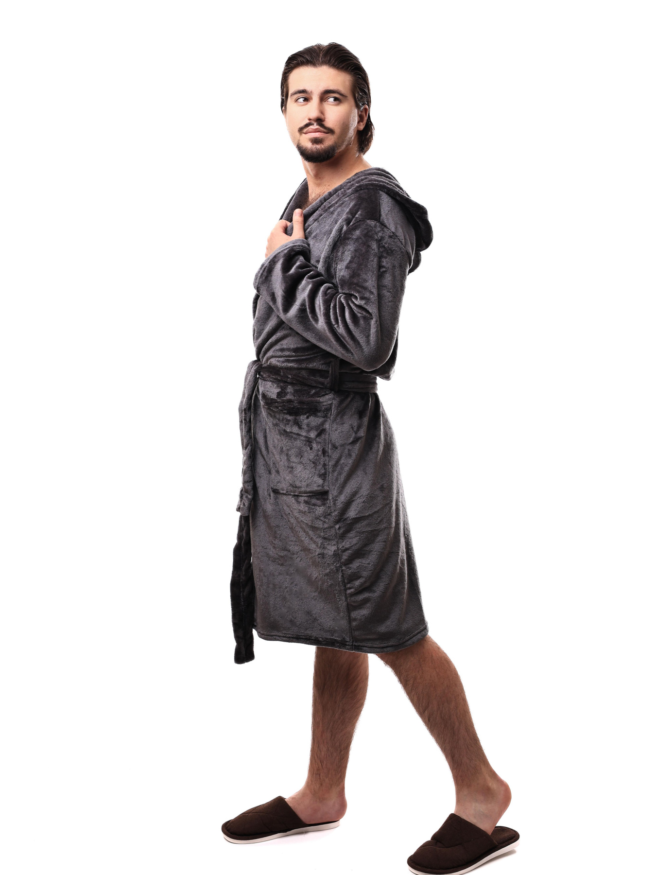 Халат мужской Серый STREAM модель 696301 Фото