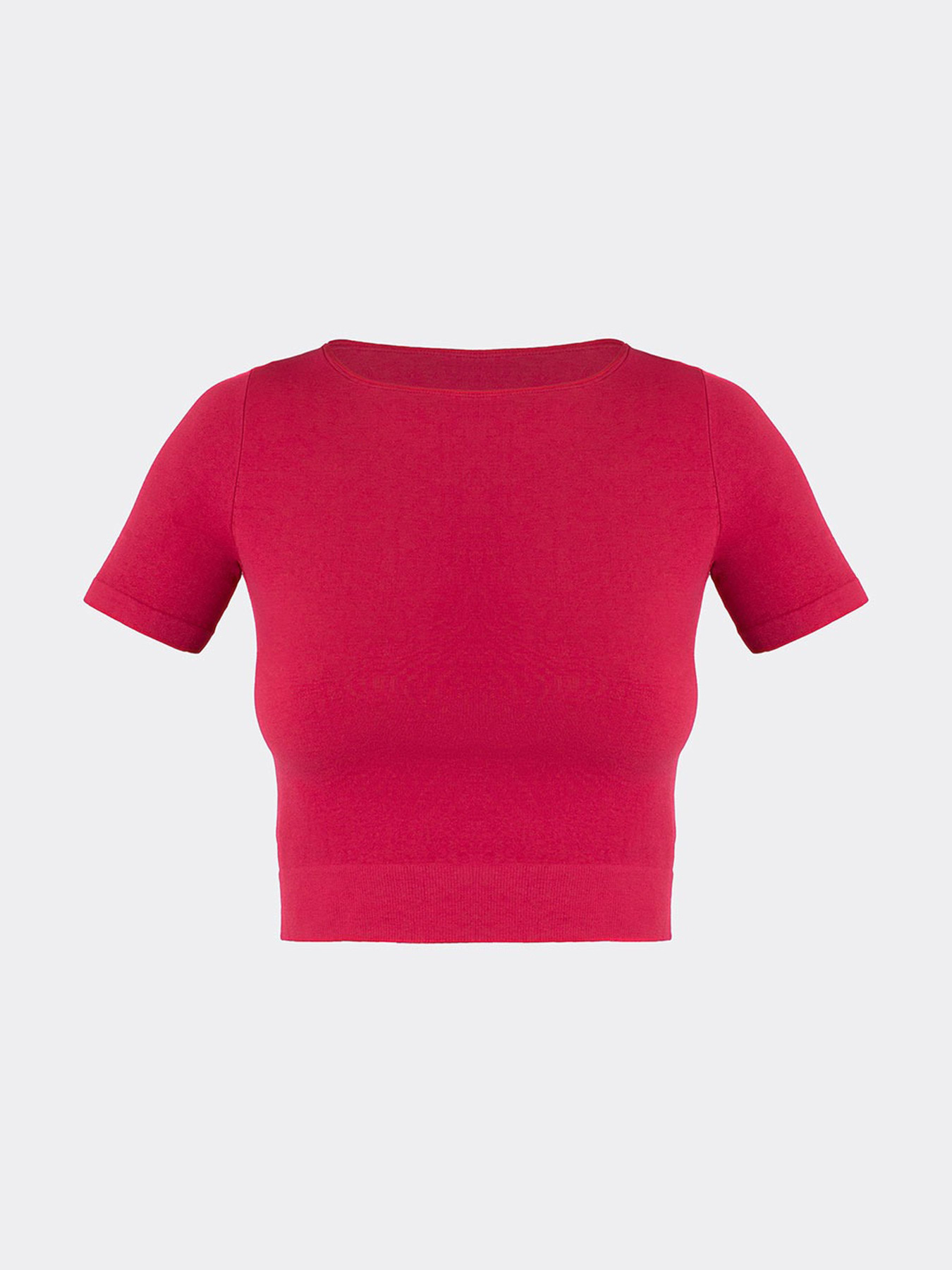 Giulia Топ с коротким рукавом и круглым вырезом CROP T-SHIRT модель UP-00000403 Фото