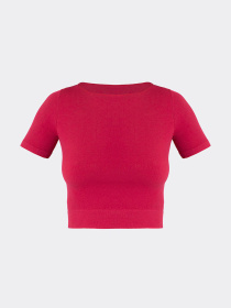 Giulia Топ с коротким рукавом и круглым вырезом CROP T-SHIRT модель UP-00000403 Фото