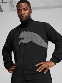 Кофта спортивна PUMA Train Big Cat Woven Jacket модель 525960 Фото