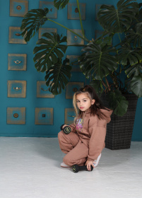 Спортивный костюм ISSA Plus модель CD-469_beige Фото