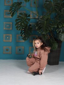 Спортивный костюм ISSA Plus модель CD-469_beige Фото