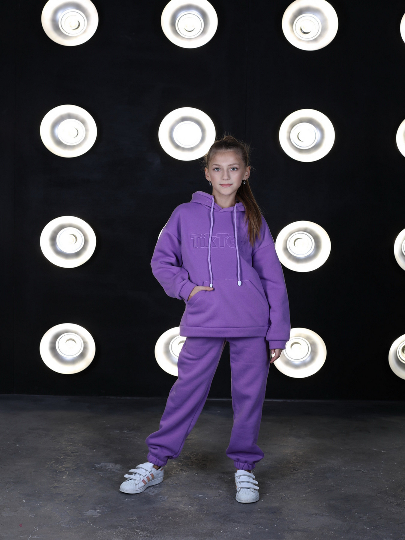 Спортивний костюм ISSA Plus модель CD-468_lilac Фото