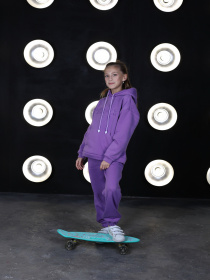 Спортивний костюм ISSA Plus модель CD-468_lilac Фото