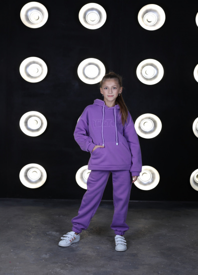 Спортивний костюм ISSA Plus модель CD-468_lilac - фото