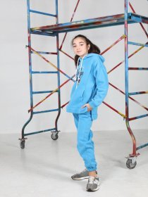 Спортивный костюм ISSA Plus модель Cd-471_blue Фото