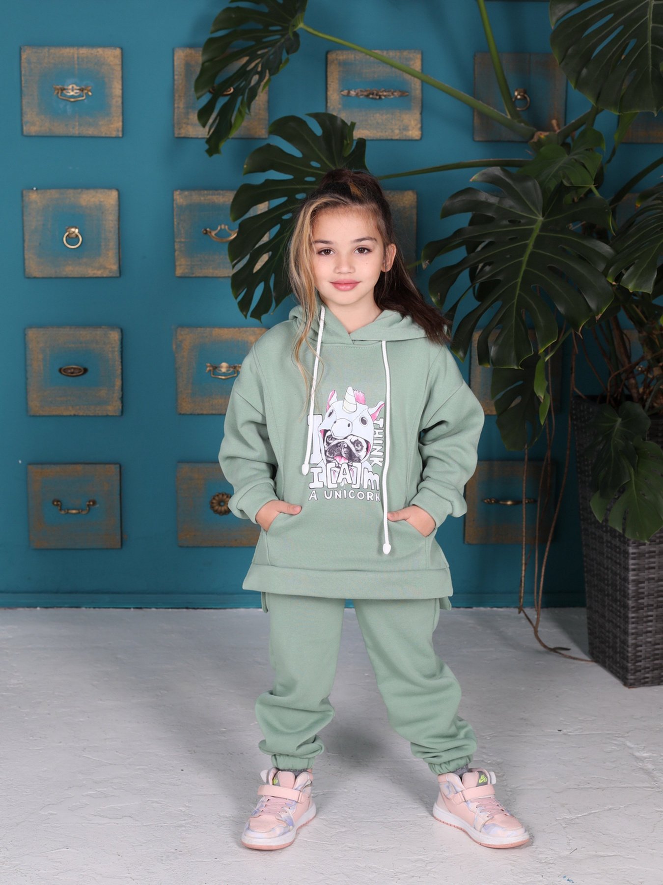 Спортивный костюм ISSA Plus модель CD-472_mint Фото