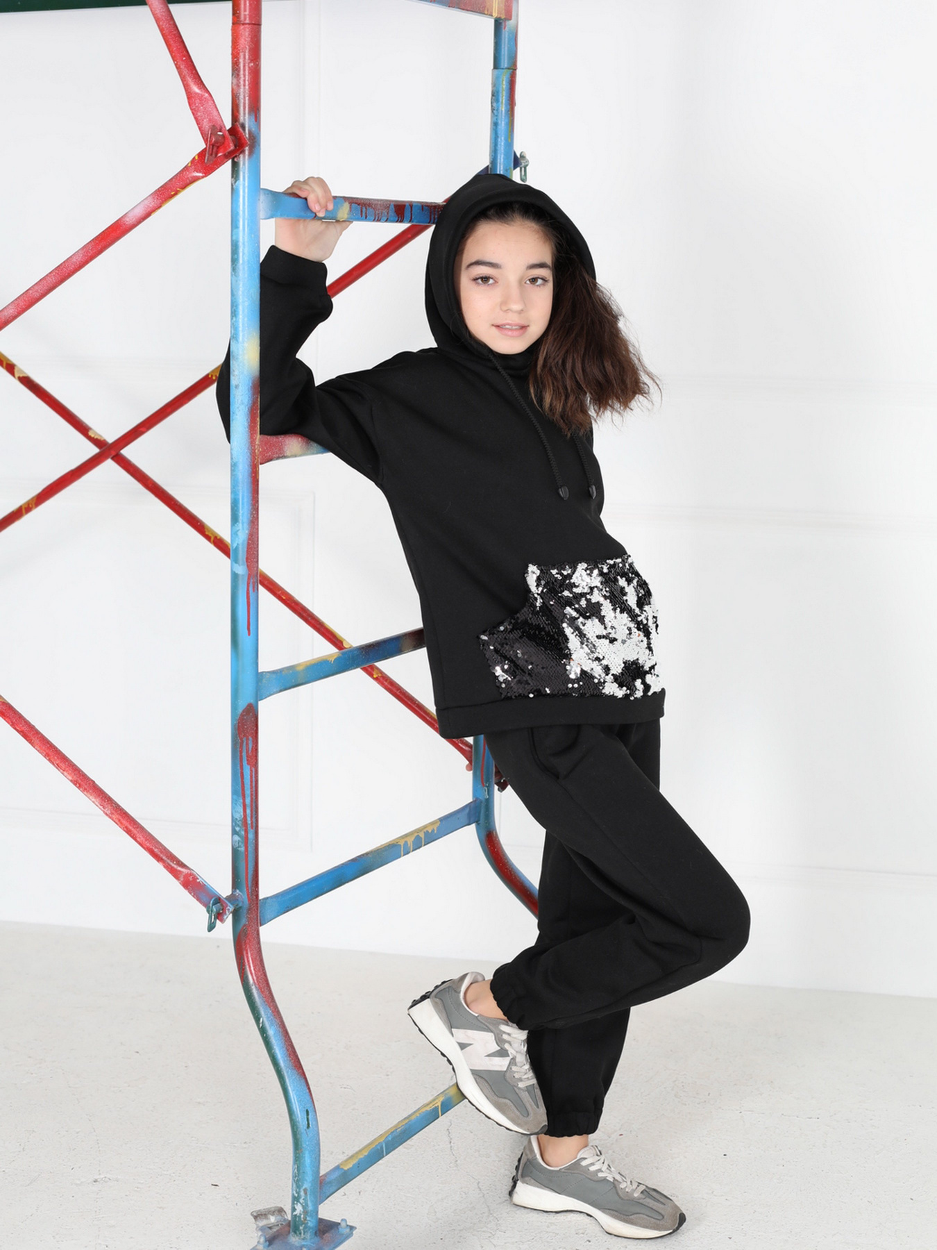 Спортивний костюм ISSA Plus модель CD-480_black Фото