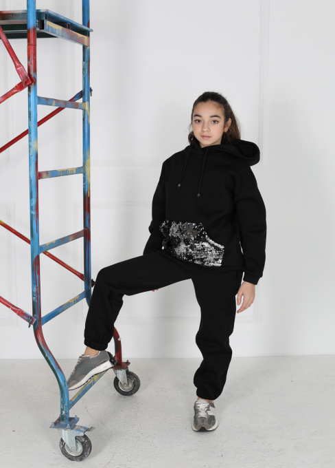 Спортивний костюм ISSA Plus модель CD-480_black Фото