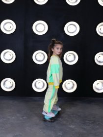 Спортивний костюм ISSA Plus модель CD-467_yellowlightgreen Фото