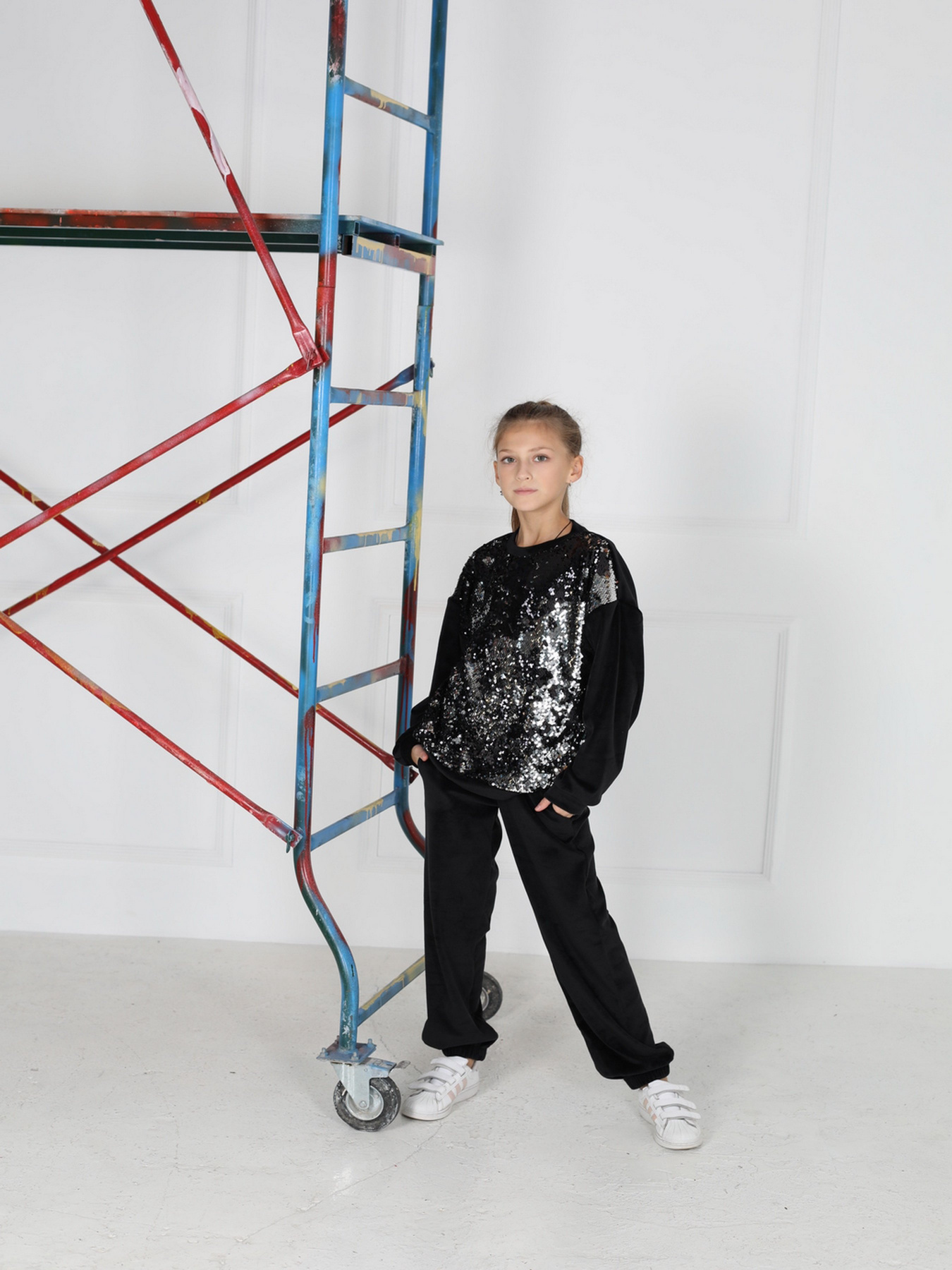 Спортивный костюм ISSA Plus модель CD-483_black Фото