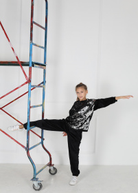 Спортивный костюм ISSA Plus модель CD-483_black Фото