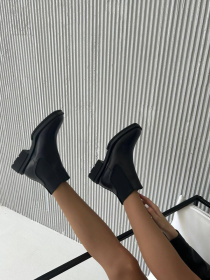 Черевики челсі з натуральної шкіри Кентукі шкіряний підклад чорного кольору (527/Karolina2) модель P_167749-S37_167855 Фото