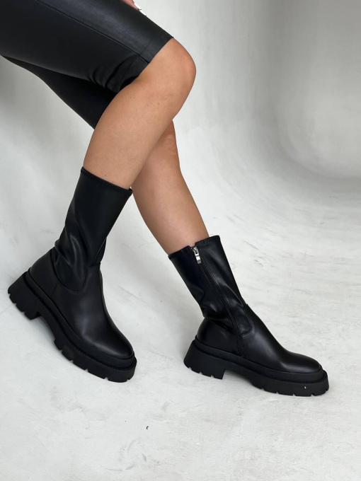 Женские ботинки на байке черный (522/21181) модель P_134697-S36_134697 Фото
