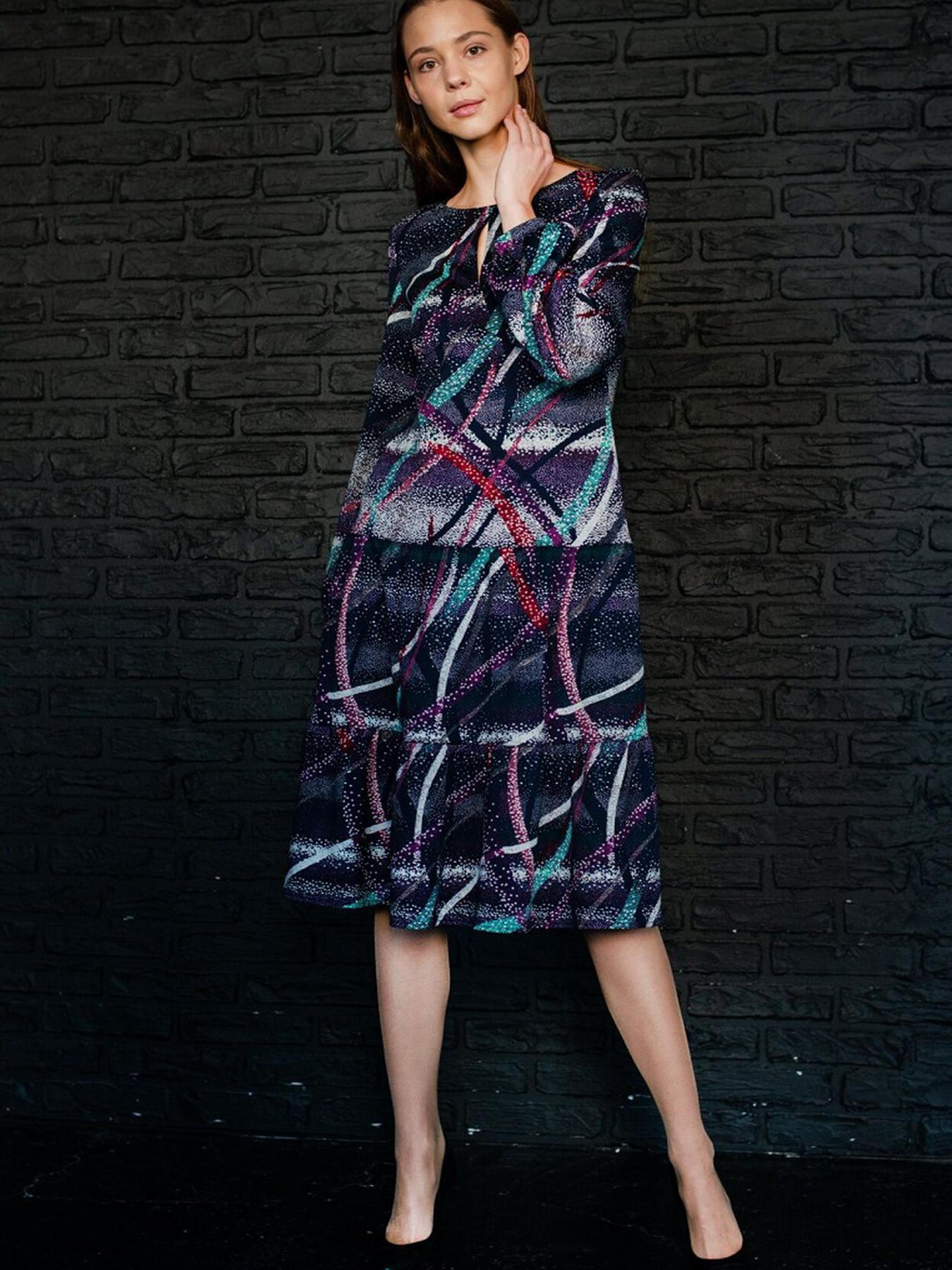 Сукня міді CAT ORANGE модель 5673 Фото